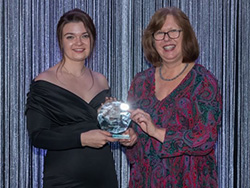 Francesca Fossey (left) by Nicola Brink_ICSA Awards 2020