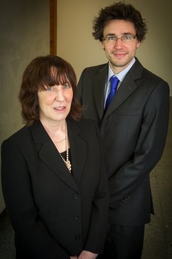 Linda Helm and Adam Harrison-Appleby